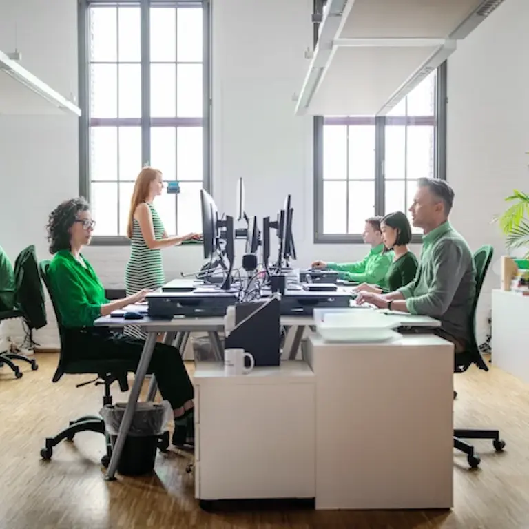 Image people working in the office